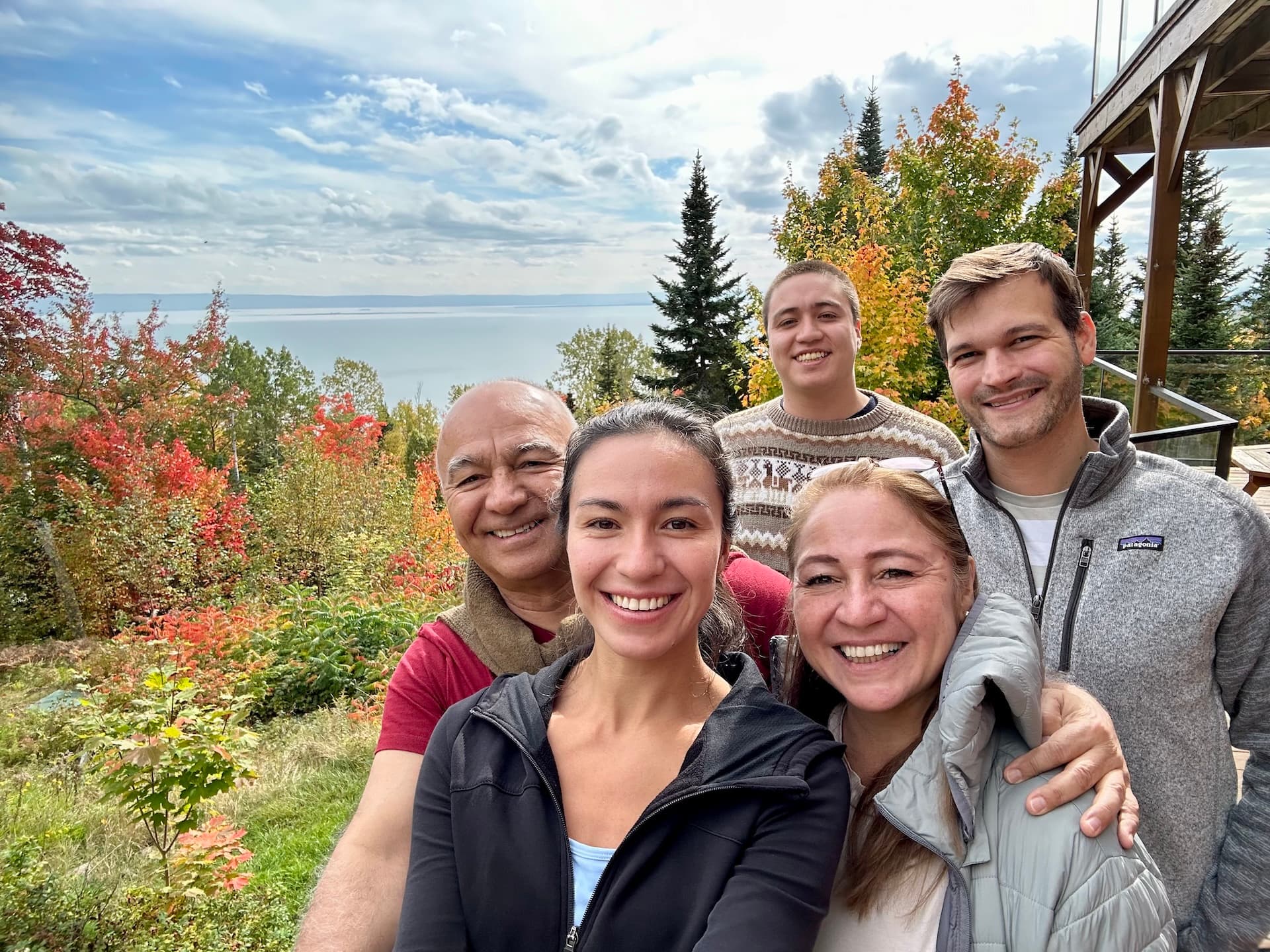 Laura's family in Canada